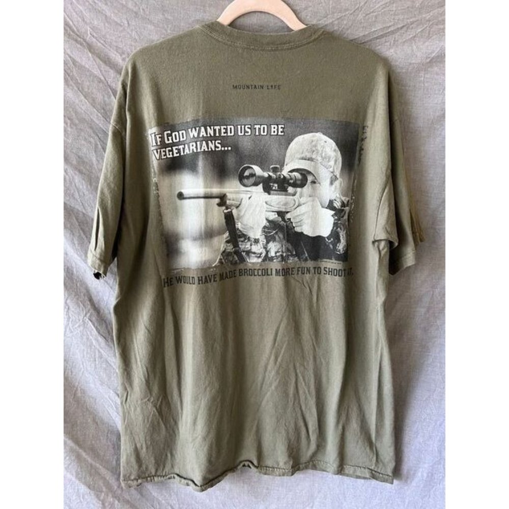 Park City Utah Shirt Adult XL Brown Mountain Life Short Sleeve Pullover Tee Mens - Picture 6 of 9